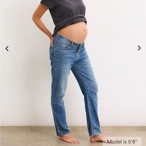 Maternity - Hatch Classic Blue Jeans